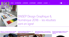 Desktop Screenshot of esad-reims.fr